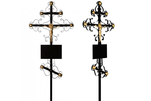 кресты металлические на могилу